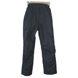 Fera International | Women's Black Vintage High Waisted Ski Pants (Size 4R)